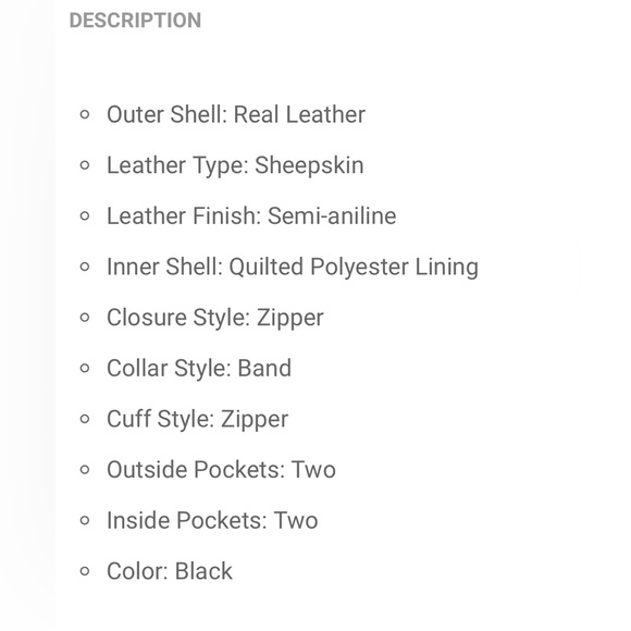 The Jacket Maker Leather Biker S - Picture 14 of 16